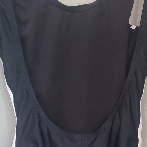 Adidas Logo Whole Piece One Piece Scoop Back Swimsuit - Picture 5 of 8